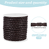 4-Ply Round Imitation Leather Braided Cord LC-WH0003-10D-2