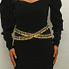 Bohemian Style Vintage Middle Eastern Iron Fringed Waist Shoulder Body Chains KM4753-3