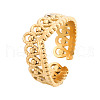 Retro 304 Stainless Steel Cuff Rings FS-WGB7BE6-02-3