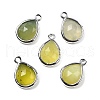 Natural Korean Jade  Faceted Pendants G-U019-05P-04-1