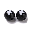Two-tone Acrylic Beads OACR-U003-14-1-2