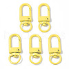 Spray Painted Eco-Friendly Alloy Swivel Snap Hooks Clasps PALLOY-T080-02L-NR-1