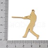 304 Stainless Steel Pendants STAS-B062-01A-G-3