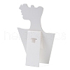 Cardboard Covered with Velvet Necklace & Earring Display Stands ODIS-Q041-04A-02-4