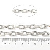 Alloy Teardrop Link Chains LCHA-K001-02P-3