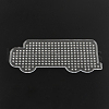 Lorry/Truck ABC Plastic Pegboards used for 5x5mm DIY Fuse Beads DIY-Q009-48-2