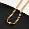 Adjustable 304 Stainless Steel Slider Necklaces X-NJEW-L156-004G-2