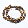 Natural Tiger Eyes Beads Strands G-E483-52-2