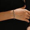 Elegant Brass Cubic Zirconia Chain Bracelets for Women's Daily Wear DT7615-5-1