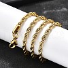 304 Stainless Steel Rope Chain Necklaces NJEW-P047-40-2