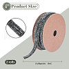 Polyester Chenille Ribbon OCOR-WH0097-36C-2