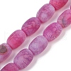 Natural Weathered Agate Beads Strands G-NH0047-B05-02-2