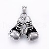 304 Stainless Steel Pendants STAS-O103-02AS-1