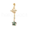 304 Stainless Steel Crylstal Rhinestone Toggle Clasps PALLOY-JF01614-3