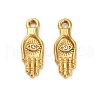 304 Stainless Steel Crystal Rhinestone Pendant STAS-U047-22G-1