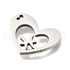 201 Stainless Steel Pendants STAS-A116-01P-12-2