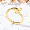 Brass Cuff Rings for Women RJEW-U044-C-1