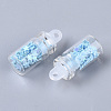 Glass Wishing Bottle Pendant Decorations GLAA-T008-01D-3