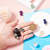 Yilisi 12Pcs 12 Style Natural Gemstone Pendants G-YS0001-20-14