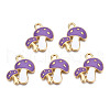 Autumn Theme Alloy Enamel Pendants ENAM-T009-46B-RS-3