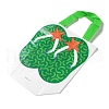 Summer Beach Theme Printed Flip Flops Non-Woven Reusable Folding Gift Bags with Handle ABAG-F009-E12-2