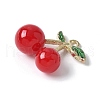 Cherry Opaque Resin 3D Fruit Pendants RESI-V002-03A-2