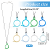 Aluminum Pendant Necklaces NJEW-NB00006-2