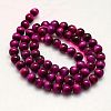 Natural Tiger Eye Beads Strands X-G-G448-8mm-17AB+-2