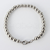 Tarnish Resistant 304 Stainless Steel Beaded Bracelets BJEW-N240-16P-1