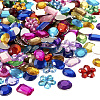 Flat Back & Back Plated Acrylic Rhinestone Cabochons MACR-TA0001-62A-2
