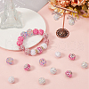 SUNNYCLUE 30Pcs 6 Style Polymer Clay Pave Rhinestone Beads CLAY-SC0001-78A-4