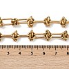 304 Stainless Steel Kont Link Chain Necklace for Men Women NJEW-P269-02G-3