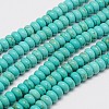 Synthetic Turquoise Beads Strands TURQ-G109-6x3mm-06-1