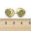 Real 14K Gold Plated 304 Stainless Steel Charms STAS-L022-063G-01-3