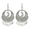 Natural Howlite Beaded Chandelier Earrings EJEW-JE05370-02-1