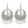 Natural Howlite Beaded Chandelier Earrings EJEW-JE05370-02-1