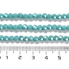 Electroplate Opaque Glass Beads Strands EGLA-A035-P4mm-A12-4