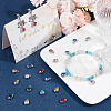 SUNNYCLUE 72Pcs 12 Colors Platinum Alloy Charms RGLA-SC0001-05-4