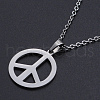 Non-Tarnish 201 Stainless Steel Pendants Necklaces NJEW-S105-JN690-45-1-1