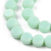Opaque Solid Color Glass Beads Strands GLAA-N052-05B-A12-3