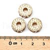 Rack Plating Flat Round Alloy Rhinestone Beads RB-D293-02LG-2