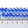 Electroplate Glass Bead Strands EGLA-R015-8mm-6-5