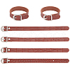 Flat PU Imitation Leather Cord Bracelets for Women Men BJEW-WH0020-70A-1