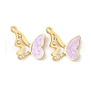 304 Stainless Steel Enamel Pendants STAS-U057-08G-01-1