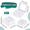 Square Acrylic Loose Diamond Display Boxes CON-WH0107-11B-02-2