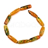 Dyed Natural Agate Beads Strands G-U029-H01-3