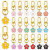 Alloy Enamel Pendant Decorations HJEW-AB00652-1