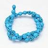 Dyed Synthetic Turquoise Bead Strands G-M145-15-B-2