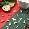 100Pcs 20 Styles Tibetan Style Alloy Pendants FIND-YW0005-44-5