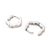 202 Stainless Steel Hoop Earrings EJEW-C076-06E-P-2